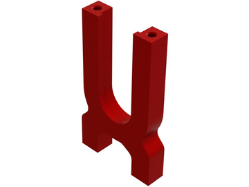Arrma držák centrálního diferenciálu hliníkový, červený / ARA320666