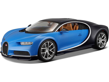 Bburago Plus Bugatti Chiron 1:18 modrá / BB18-11040B