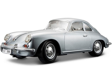 Bburago Porsche 356B Coupe 1961 1:18 stříbrná / BB18-12026