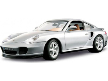Bburago Porsche 911 Turbo 1:18 stříbrná / BB18-12030S