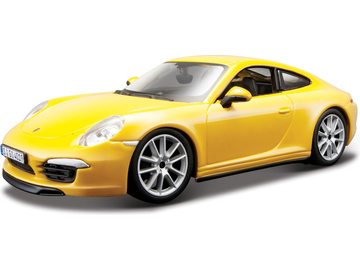 Bburago Plus Porsche 911 Carrera S 1:24 žlutá / BB18-21065Y