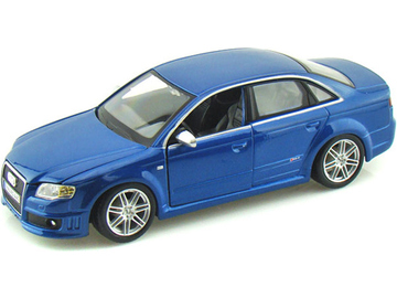 Bburago Audi RS4 1:24 modrá / BB18-22104B