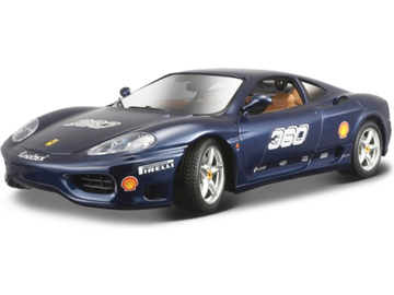 Bburago Ferrari 360 Challenge 1:24 modrá metalíza / BB18-26304