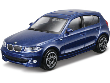 Bburago BMW Series 1 1:43 modrá metalíza / BB18-30181