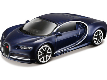 Bburago Bugatti Chiron 1:43 modrá metalíza / BB18-30348B