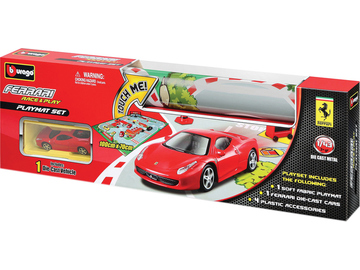 Bburago Ferrari hrací podložka s autem / BB18-31235