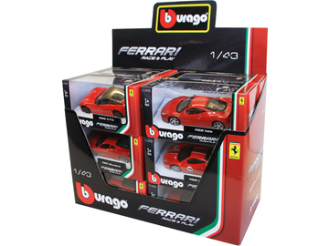 Bburago auta Ferrari 1:43 (sada 12ks) / BB18-36100