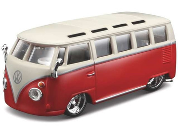 Bburago Plus Volkswagen Van Samba 1:32 červená / BB18-42004R