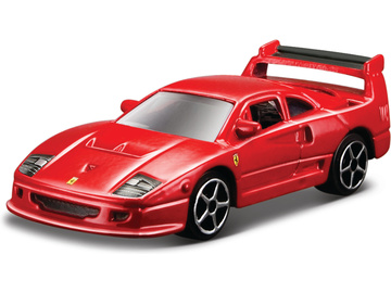 Bburago Ferrari F40 Competizione 1:64 červená / BB18-56007