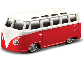 Bburago Volkswagen Van Samba 1:64 červená / BB18-59036