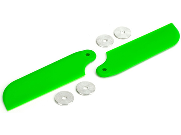 Blade listy ocasního rotoru zelené: 500 3D/X / BLH1871GR