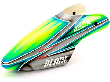 Blade kabina laminátová stříbrná/zelená: 450X / BLH4381B