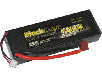 Black Magic LiPol Car 7.4V 5000mAh 35C Deans / BMA35-5000-2D