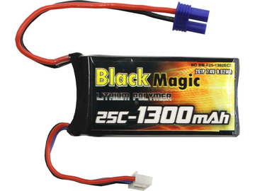 Black Magic LiPol 7.4V 1300mAh 25C EC3 / BMF25-1300-2EC3