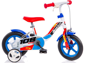 DINO Bikes - Dětské kolo 10" Boy s brzdou / DB-108FLB