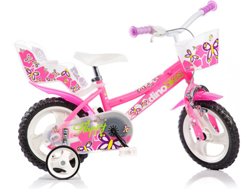 DINO Bikes - Dětské kolo 12" růžové / DB-126RL