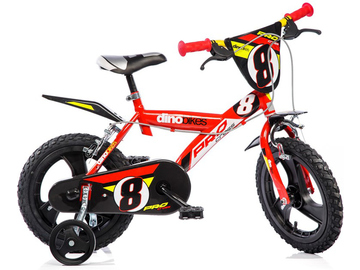 DINO Bikes - Dětské kolo 14" červené / DB-143GLN