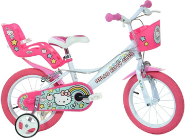 DINO Bikes - Dětské kolo 14" Hello Kitty 2 / DB-144R-HK2