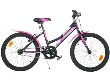 DINO Bikes - Dětské kolo 20" Aurelia černo/růžové / DB-420D-04SC