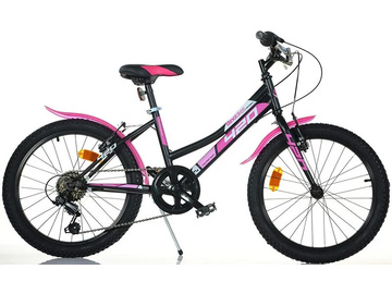DINO Bikes - Dětské kolo 20" Aurelia černo/růžové / DB-420D-04