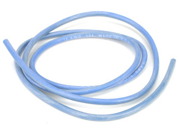 Kabel 13GA se silikonovou izolací 1m - modrý / DYN8852