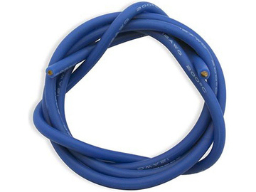 Kabel 12AWG se silikonovou izolací 1m - modrý / DYN8857