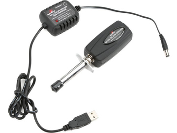 Žhavící koncovka LiPol s měřidlem s USB nabíječem / DYNE0201