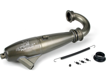 1/8 086 Hi-Speed Inline Exhaust Sys: Hard Anodized / DYNP5005