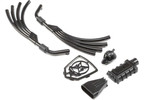 ECX Motor, Exhaust and Grill Parts, Black: Doomsday