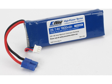 E-flite LiPo 7.4V 1800mAh 20C EC3 / EFLB18002S