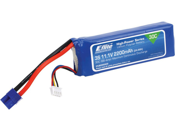 E-flite LiPo 11.1V 2200mAh 30C EC3 / EFLB22003S30