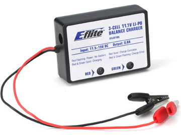 E-flite nabíječ LiPo 3-články 0,8A s balancérem / EFLC3105