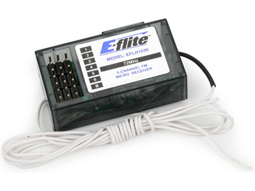 Blade přijímač 6-kanálový Micro FM, Neg Shift: CPP / EFLH1036