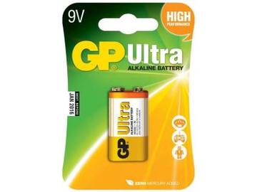 GP ULTRA alkalická baterie 6L22 9V (1ks) / EM-B1951