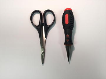 Výstružník na karosérie a nůžky na lexan zahnuté / FT-LG003
