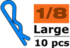 Sponka karosérie velká 45° modrá (10)