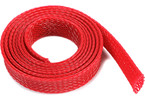 Ochranný kabelový oplet 10mm červený (1m)