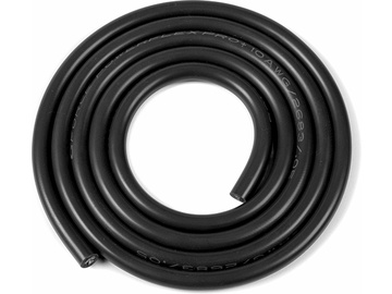 Kabel se silikonovou izolací Powerflex 10AWG černý (1m) / GF-1341-021