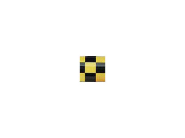 UltraCote - 1/2in čtverce žlutá/Blk 2m / HANU936