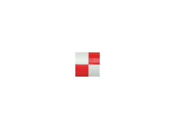 UltraCote - 2in čtverce bílá/červená 2m / HANU944