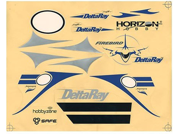 Hobbyzone samolepky: Firebird DeltaRay / HBZ7910