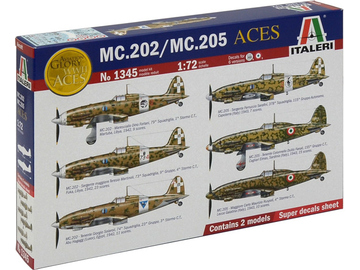 Italeri Italian Aces MC.202/ MC.205 (1:72) / IT-1345
