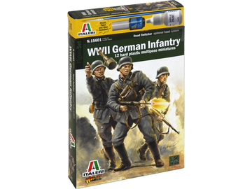 Italeri Wargames figurky - WWII německá pěchota (1:56) / IT-15601