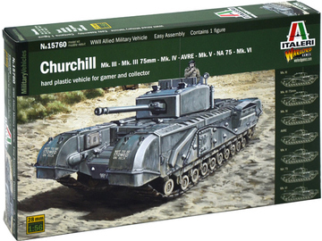 Italeri Wargames - Churchill Mk.III / IV / AVRE / NA75 (1:56) / IT-15760