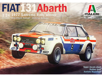 Italeri Fiat 131 Abarth 1977 San Remo Rally Winter (1:24) / IT-3621