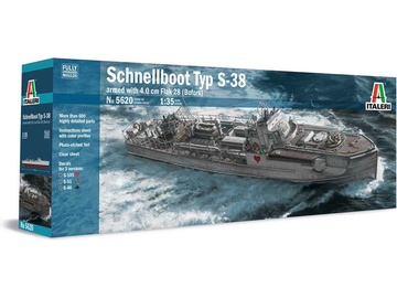 Italeri Schnellboot S-38 s kanónem Bofors (1:35) / IT-5620