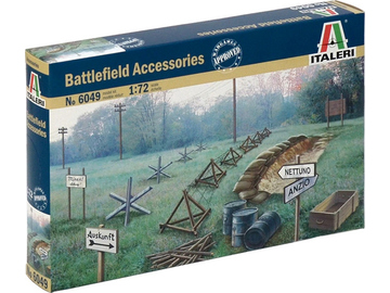 Italeri diorama - WWII BATTLEFIELD ACCESSORIES (1:72) / IT-6049
