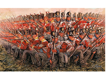 Italeri figurky - britská pěchota 1815 (Napoleonské války) (1:72) / IT-6095