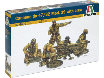 Italeri Cannone da 47/32 Mod.39 with crew (1:35) / IT-6490