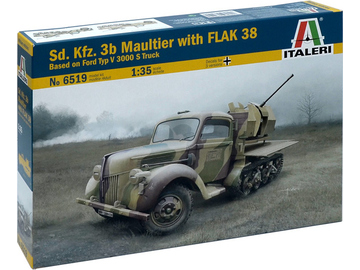Italeri Sd.Kfz. 3b MAULTIER with Flak 38 (1:35) / IT-6519